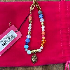 ⭐️RESERVED⭐️ Kurt Geiger Beaded Bracelet with Gold Accents